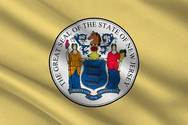 Flag of New Jersey, USA — Stock Photo, Image