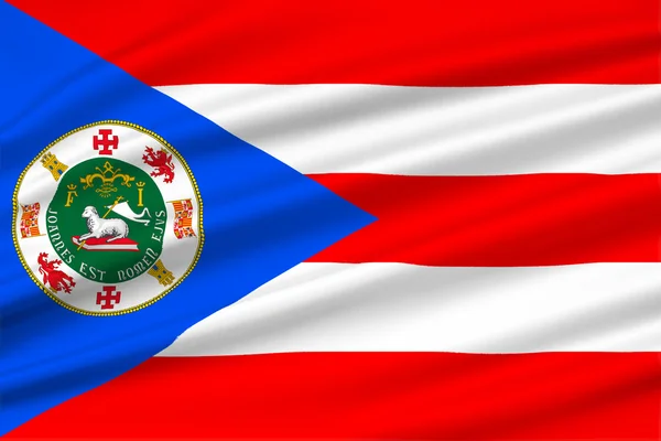Porto Riko, ABD bayrağı — Stok fotoğraf