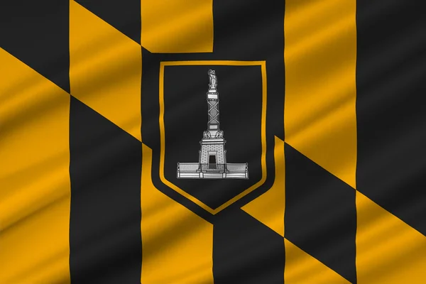 Flag of Baltimore in Maryland, USA — Stock Photo, Image