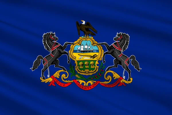 Bandera de Pennsylvania, Estados Unidos —  Fotos de Stock