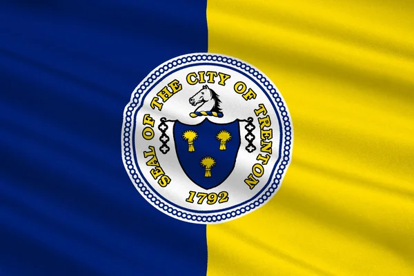 Flag of Trenton in New Jersey, USA — Stock Photo, Image