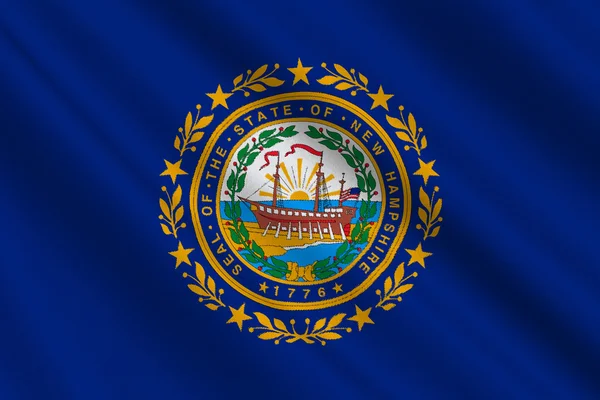 Bandera de New Hampshire, Estados Unidos —  Fotos de Stock