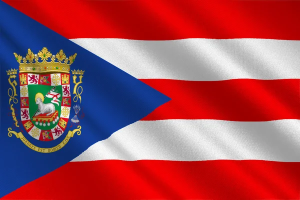 Bandera de Puerto Rico, Estados Unidos —  Fotos de Stock