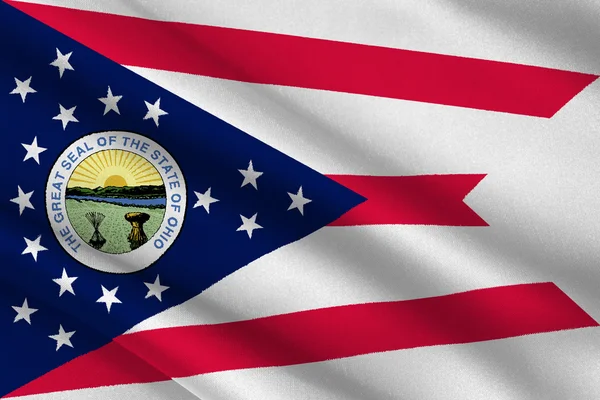 Ohio, ABD bayrağı — Stok fotoğraf
