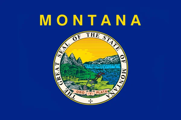 Bandeira de Montana, EUA — Fotografia de Stock