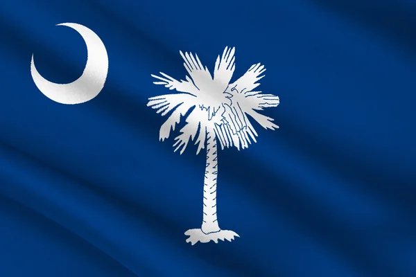 米国サウスカロライナ州の旗 — ストック写真