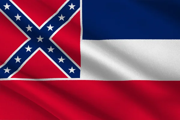Bandera de Mississippi, Estados Unidos — Foto de Stock