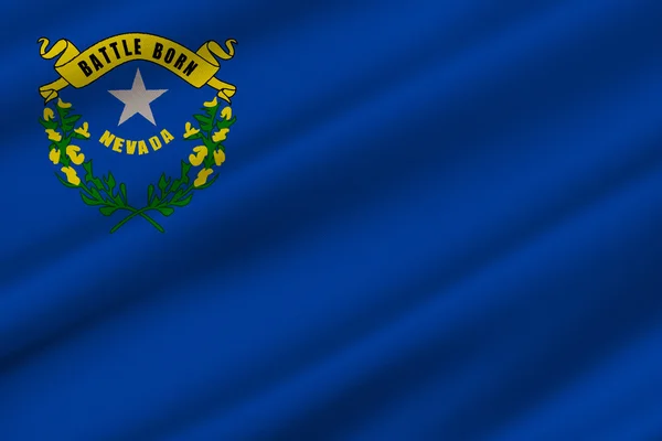 Nevada, Amerikai Egyesült Államok zászlaja — Stock Fotó