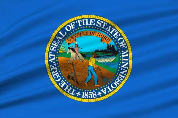 Σημαία της Μινεσότα, ΗΠΑ — Φωτογραφία Αρχείου