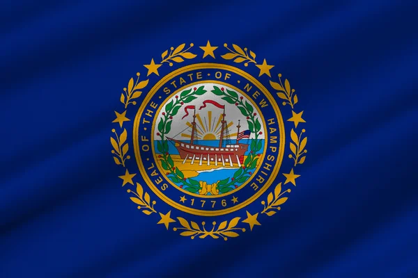 Bandera de New Hampshire, Estados Unidos —  Fotos de Stock