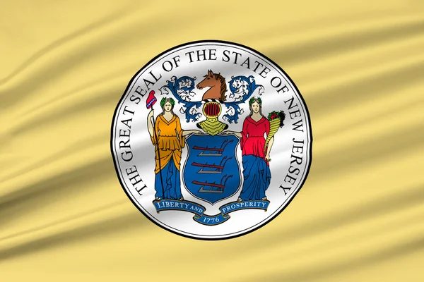 Flag of New Jersey, USA — Stock Photo, Image