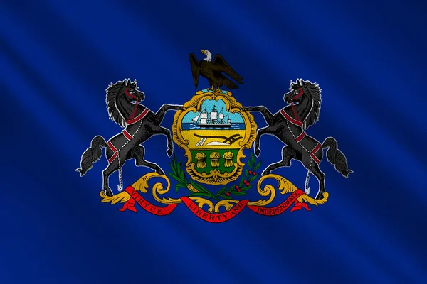 Drapeau de Pennsylvanie, États-Unis — Photo