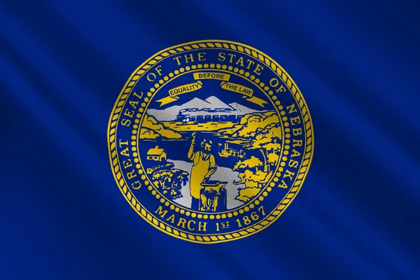 Flag of Nebraska, USA — Stock Photo, Image