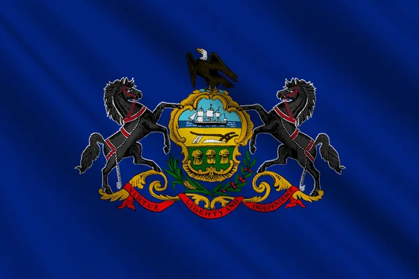 Bandiera della Pennsylvania, USA — Foto Stock