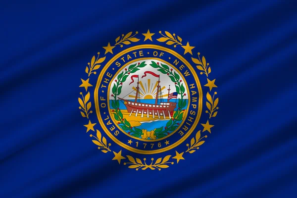 Bandera de New Hampshire, Estados Unidos —  Fotos de Stock