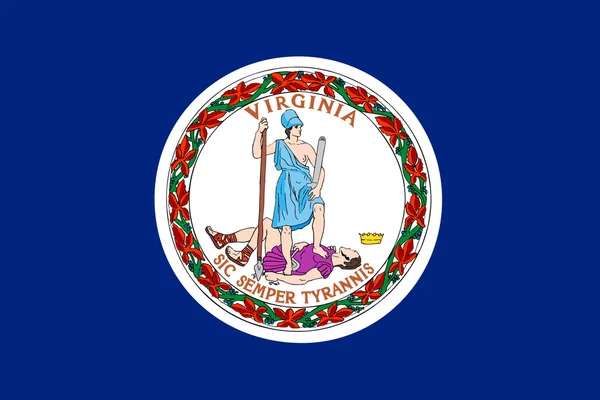 Flag of Virginia, USA — Stock Photo, Image