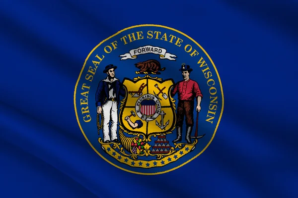 Flagge von wisconsin, USA — Stockfoto © dique.bk.ru #127559148