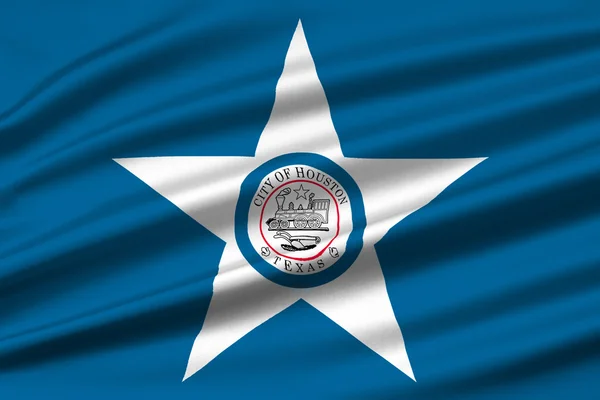 Flag of Houston city in Texas, USA — Stock Photo, Image