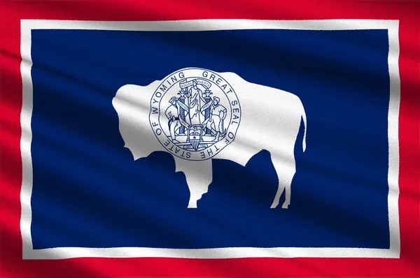 Flag of Wyoming, USA — Stock Photo, Image