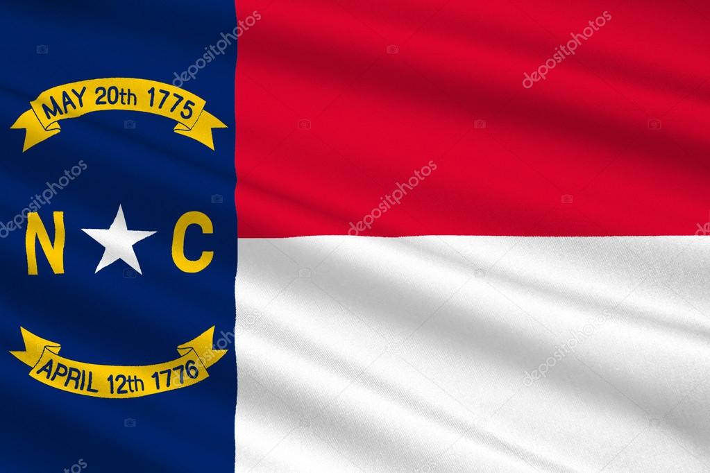 Flag of North Carolina, USA