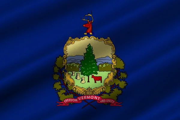 Flagga vermont, usa — Stockfoto