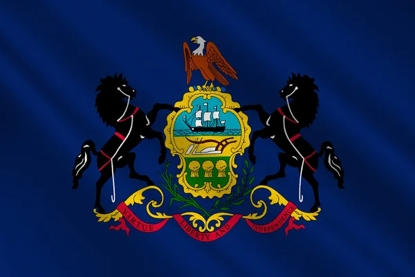 Флаг Пенсильвании, США — стоковое фото