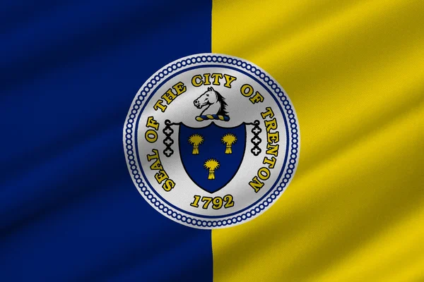 Флаг Трентона в Нью-Джерси, США — стоковое фото