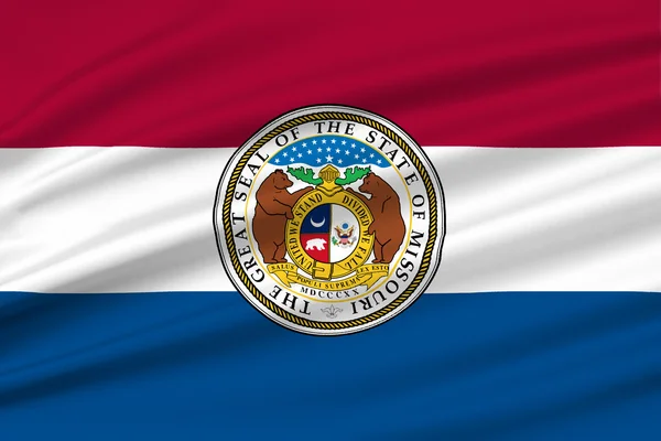 Σημαία του Μισσούρι, ΗΠΑ — Φωτογραφία Αρχείου
