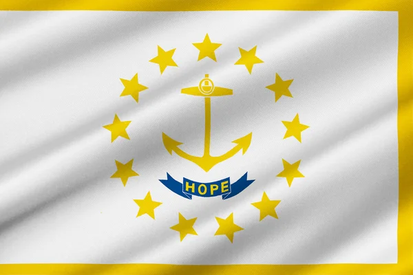 Flagge von Rhode Island, Vereinigte Staaten — Stockfoto