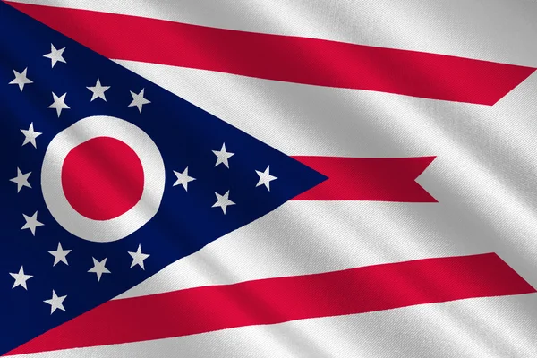 Flagge von ohio, usa — Stockfoto