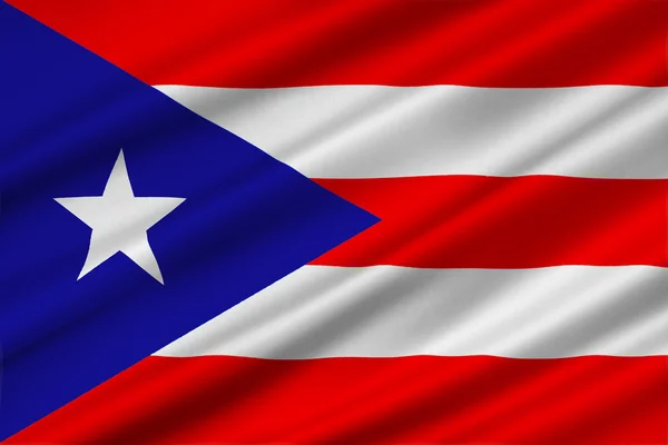 Bandera de Puerto Rico, Estados Unidos —  Fotos de Stock