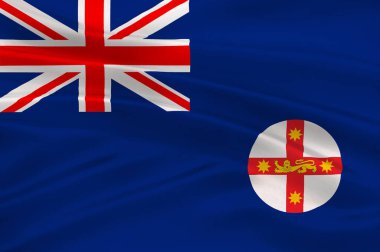 Flag of New South Wales clipart