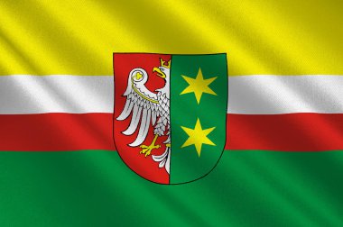 Lubusz Voivodeship batı Polonya bayrağı