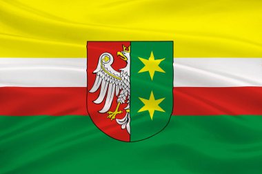 Lubusz Voivodeship batı Polonya bayrağı