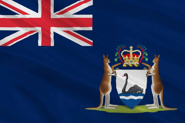 Flagga i western australia — Stockfoto