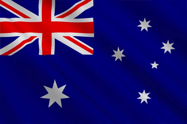 Australische Flagge — Stockfoto