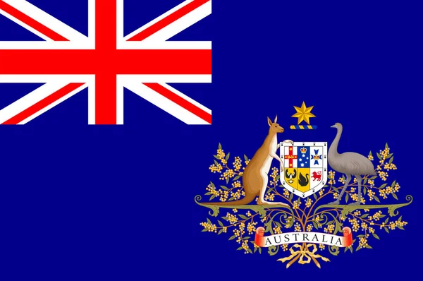 Bandera de Australia — Foto de Stock