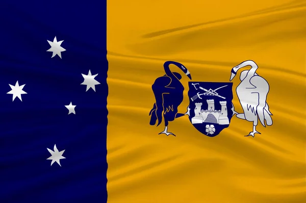 오스트레일리아 수도 영토-캔버라의 국기 — 스톡 사진