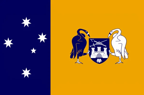 Flaga australijskiego terytorium stołecznego - Canberra — Zdjęcie stockowe