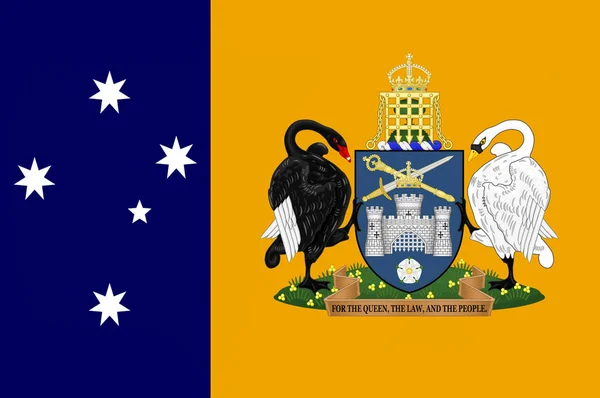 Bandera del Territorio de la Capital Australiana - Canberra — Foto de Stock