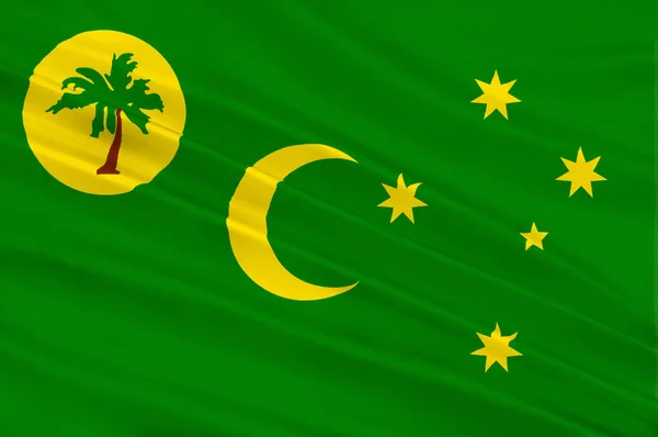 Bandiera del Territorio delle Isole Cocos (Keeling) — Foto Stock