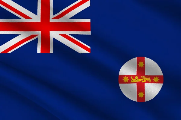 Flaga Nowej Południowej Walii — Zdjęcie stockowe