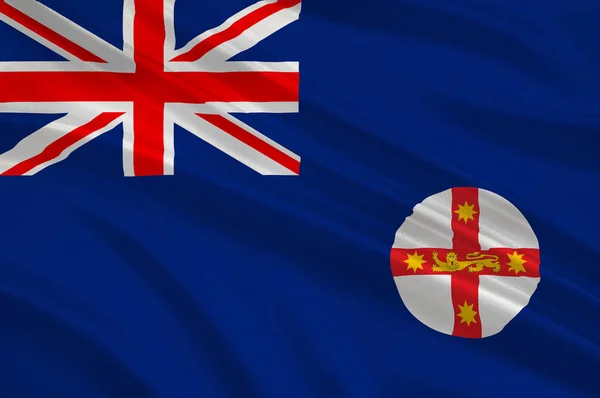 Vlag van new south wales — Stockfoto