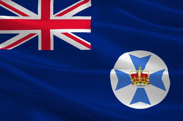 Flag of Queensland in Australia — Stock Photo, Image