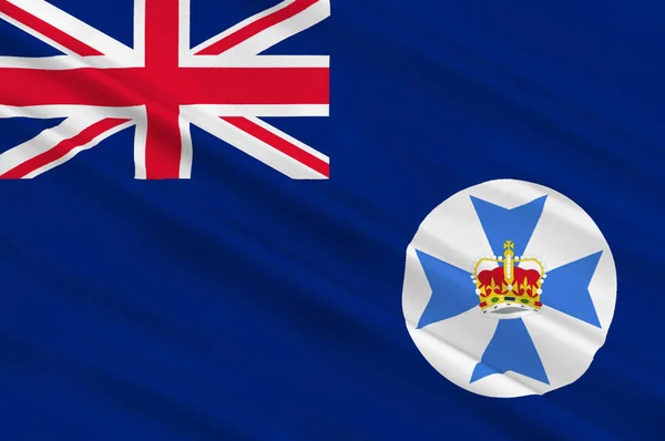 Flag of Queensland in Australia — Stock Photo, Image