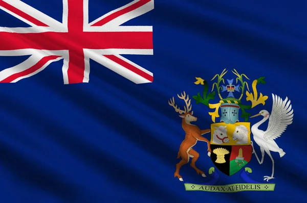 在澳大利亚昆士兰州的旗帜 — 图库照片