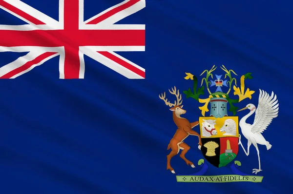 在澳大利亚昆士兰州的旗帜 — 图库照片