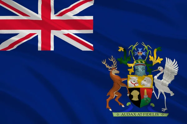 オーストラリアのクイーンズランド州の旗 — ストック写真