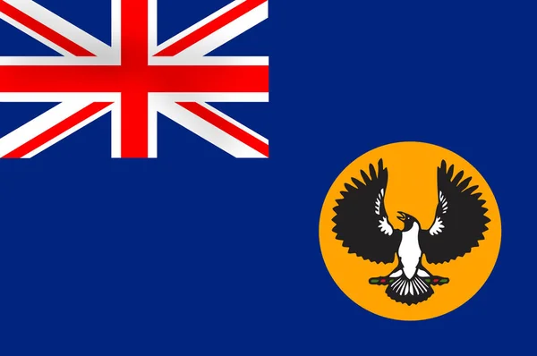 Vlag van Zuid-Australië — Stockfoto