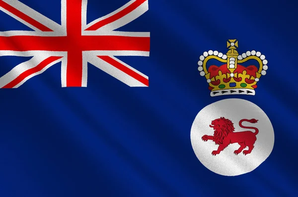 Flaga Tasmanii jest wyspa stanie Australia — Zdjęcie stockowe